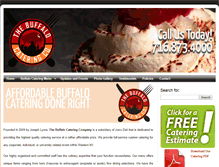 Tablet Screenshot of buffalocateringco.com